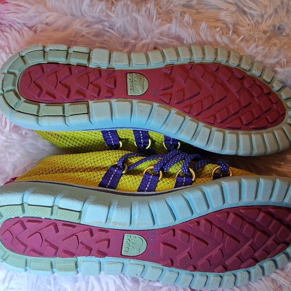 Sorel ' Yellow and Pink Sneakers - Picture 6 of 10